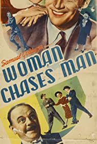 Woman Chases Man